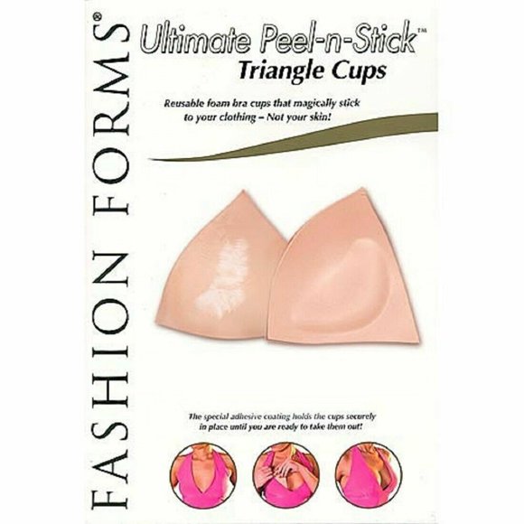 NWT FASHION FORMS Peel N Stick Bra Self-Adhesive Strapless Bra in Nude - Picture 2 of 6